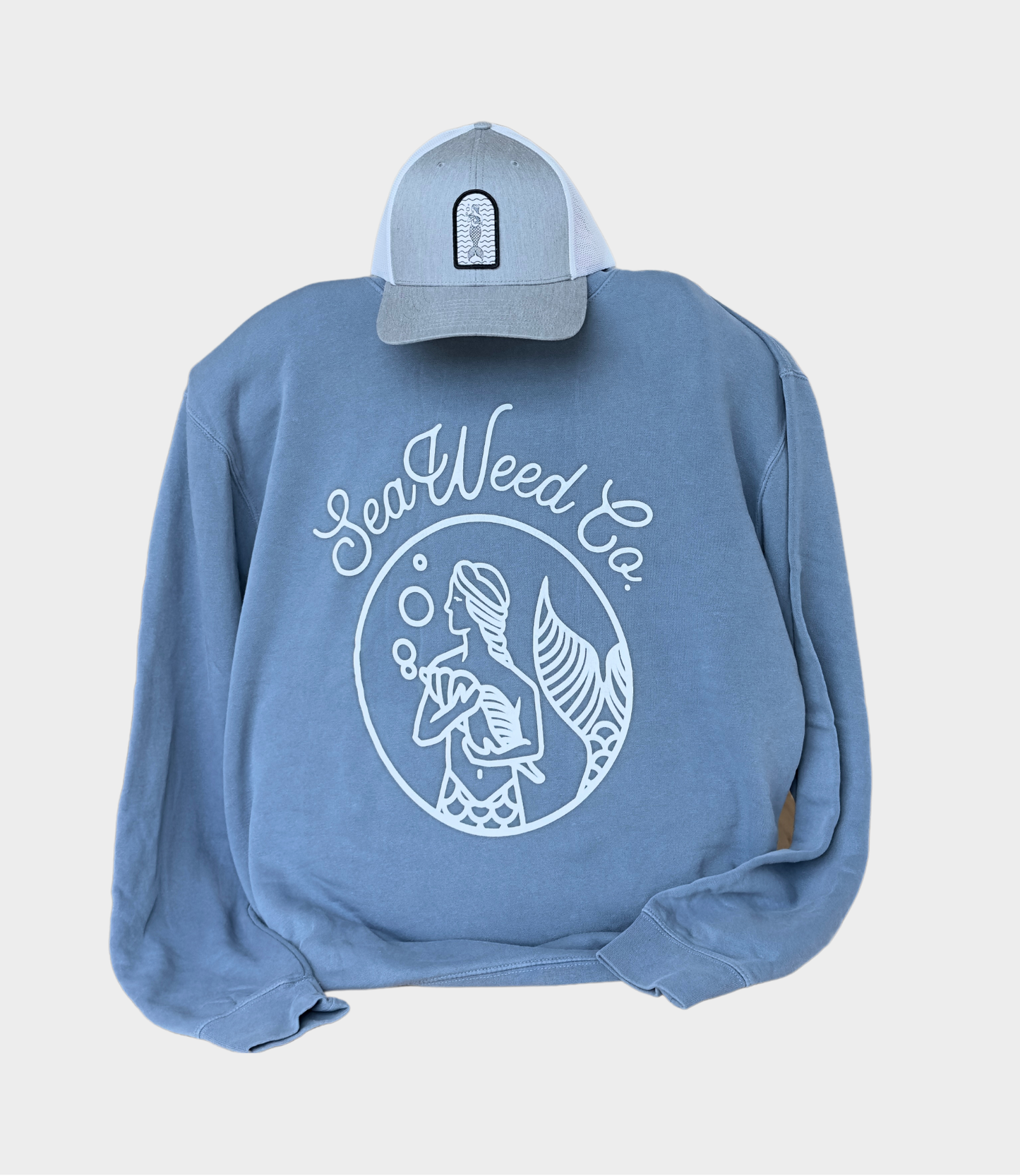 Mermaid Circle Crewneck - Slate