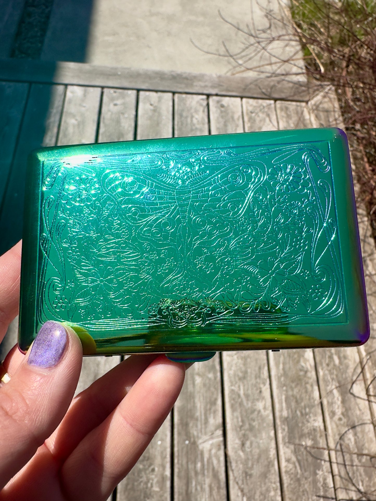 Luna Moth Clamshell Case