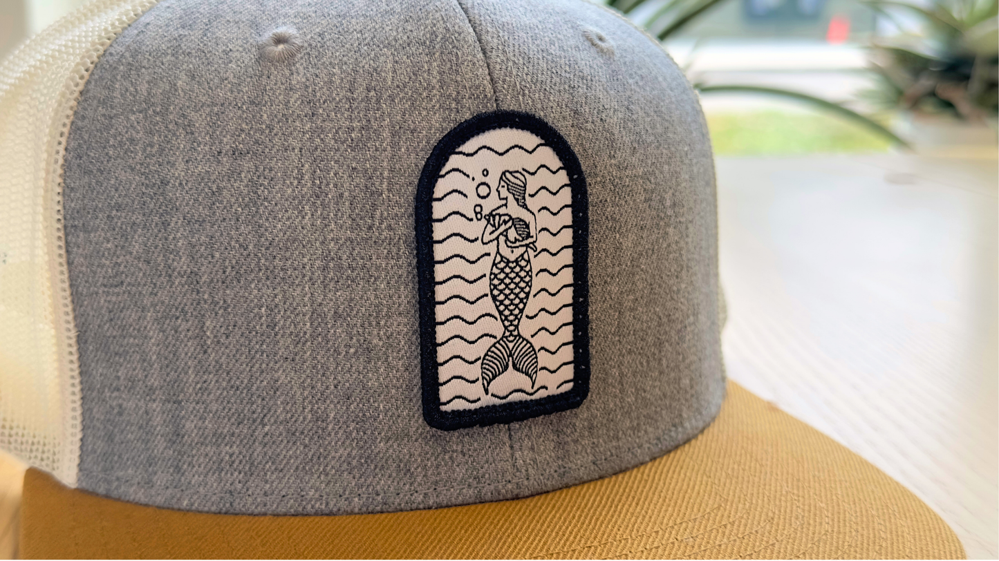 patch-hat-mustard-flat-brim-closure-seaweed-co-maine