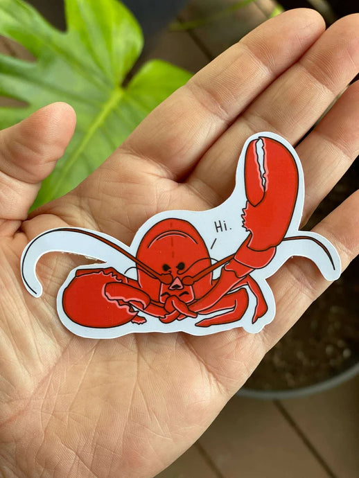 Stone Donut - Friendly Lobster Sticker