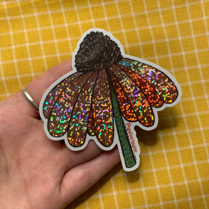 Opal's Art - Echinacea Sticker