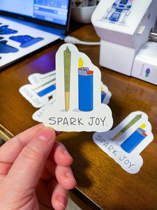 Stone Donut - Spark Joy Sticker