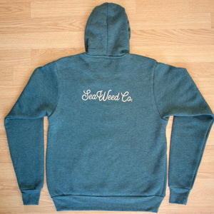 SeaWeed hoodie back view logo