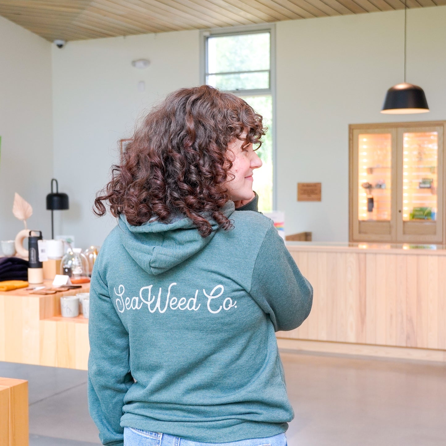 Mermaid Arch Hoodie - Forest